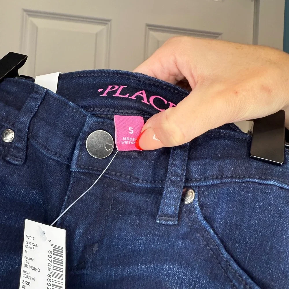 The Childrens Place Dark Wash Skinny‎ Jeans Kids Size 5